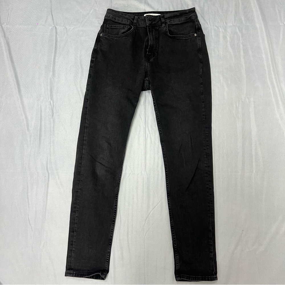 Zara Washed Black Skinny Jeans